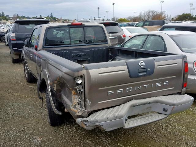 1N6DD26T24C418905 - 2004 NISSAN FRONTIER K GRAY photo 3