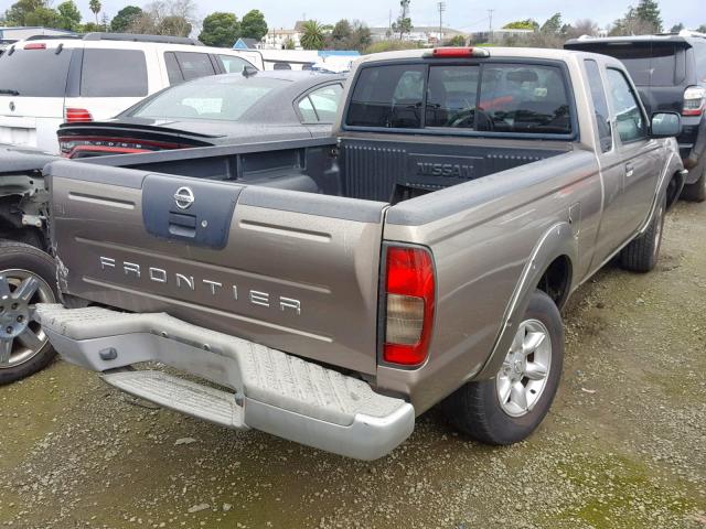 1N6DD26T24C418905 - 2004 NISSAN FRONTIER K GRAY photo 4