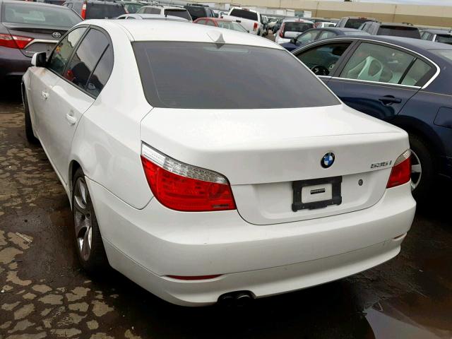 WBANW13528CZ73843 - 2008 BMW 535 I WHITE photo 3