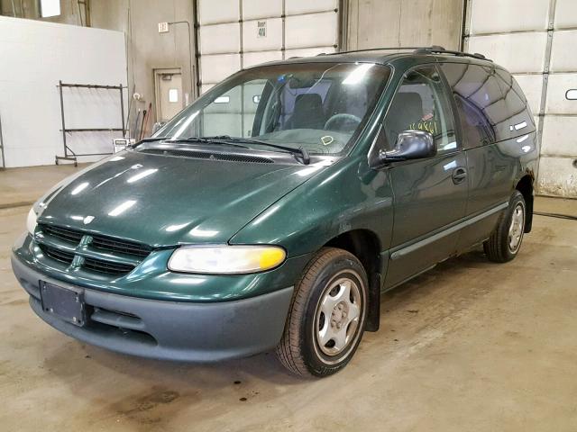 2B4FP2538VR140568 - 1997 DODGE CARAVAN GREEN photo 2