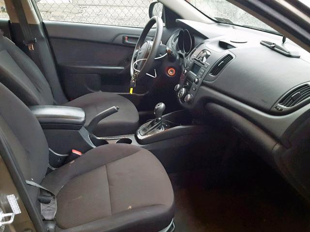 KNAFU4A2XC5470711 - 2012 KIA FORTE EX ყავისფერი ფოტო 5