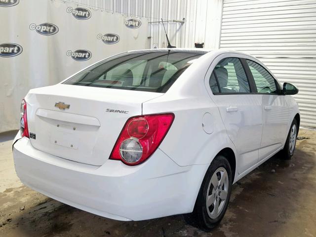 1G1JA5SH9D4238874 - 2013 CHEVROLET SONIC LS 白色 照片 4