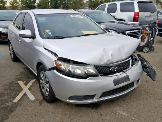 KNAFU4A21D5715610 - 2013 KIA FORTE EX SILVER photo 1