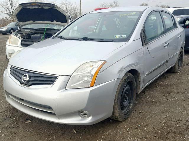 3N1AB6AP8AL687622 - 2010 NISSAN SENTRA 2.0 SILVER photo 2