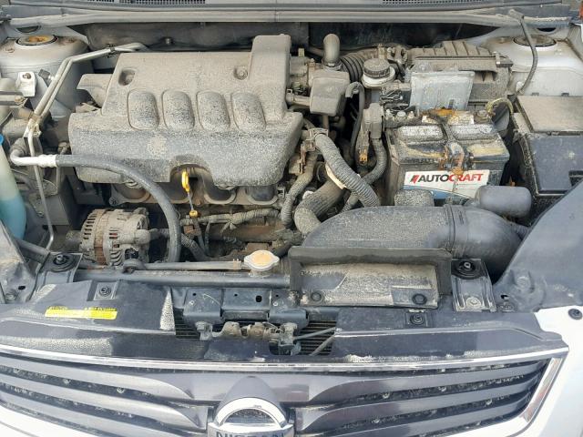 3N1AB6AP8AL687622 - 2010 NISSAN SENTRA 2.0 SILVER photo 7