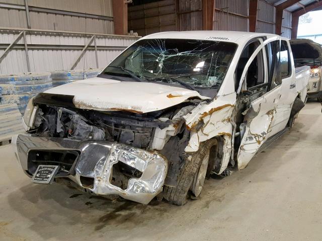 1N6BA07A95N547201 - 2005 NISSAN TITAN XE WHITE photo 2