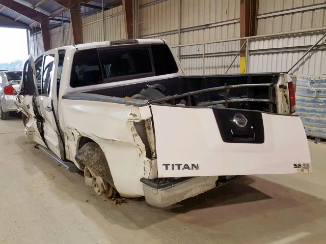 1N6BA07A95N547201 - 2005 NISSAN TITAN XE WHITE photo 3