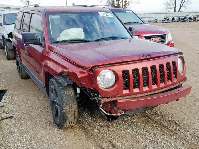 1C4NJPBA1ED886671 - 2014 JEEP PATRIOT SP 栗色 照片 1