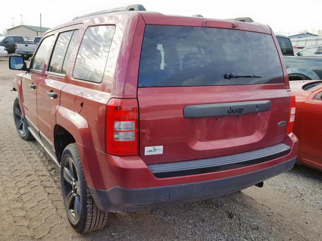 1C4NJPBA1ED886671 - 2014 JEEP PATRIOT SP 栗色 照片 3