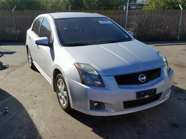 3N1AB6AP2CL764150 - 2012 NISSAN SENTRA 2.0 SILVER photo 1