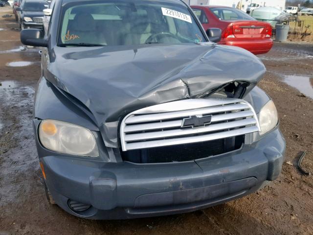3GNCA13B49S628640 - 2009 CHEVROLET HHR LS GRAY photo 9