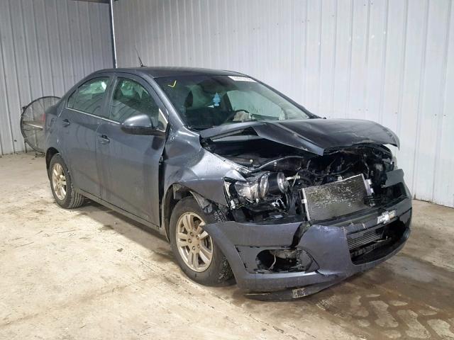 1G1JD5SB4D4119391 - 2013 CHEVROLET SONIC LT ნაცრისფერი ფოტო 1