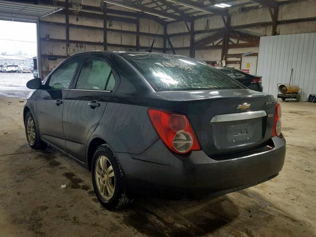 1G1JD5SB4D4119391 - 2013 CHEVROLET SONIC LT ნაცრისფერი ფოტო 3
