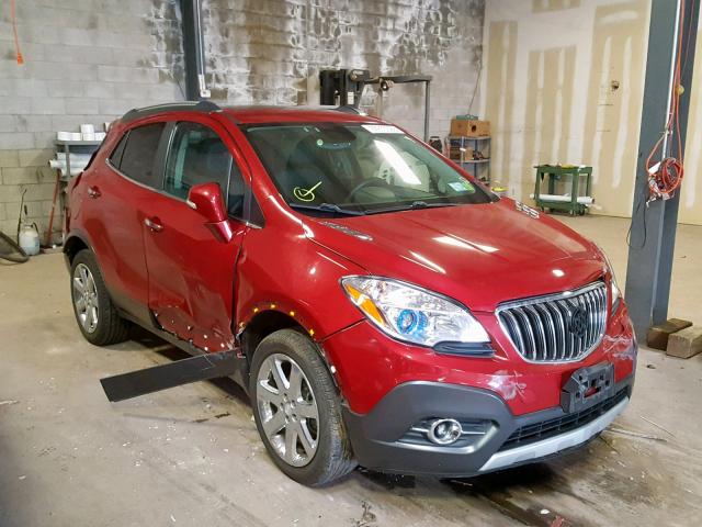 KL4CJGSBXGB545830 - 2016 BUICK ENCORE RED photo 1