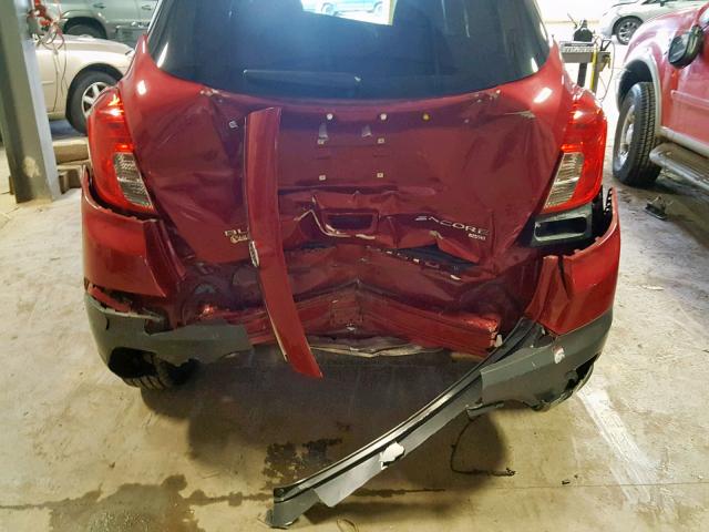 KL4CJGSBXGB545830 - 2016 BUICK ENCORE RED photo 9