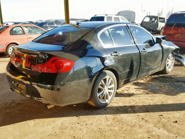 JNKCV61E99M310180 - 2009 INFINITI G37 BASE BLACK photo 4