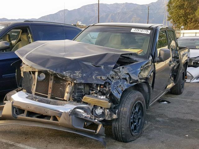 1GCCS136968239649 - 2006 CHEVROLET COLORADO BLACK photo 2