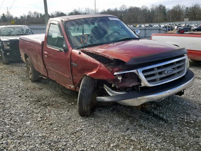 1FTRF17252NC05550 - 2002 FORD F150 MAROON photo 1