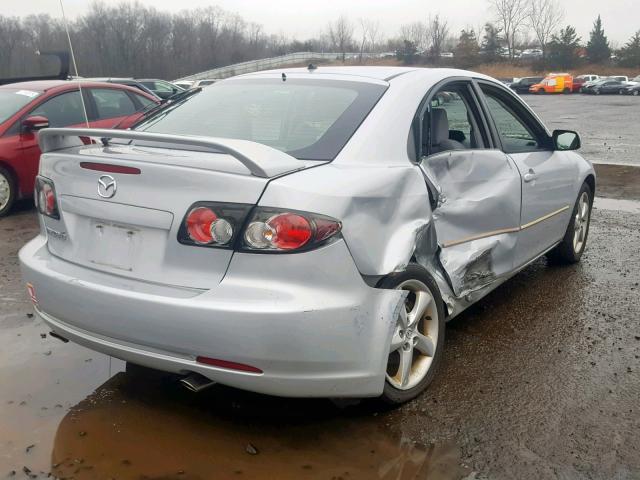 1YVHP84C575M34861 - 2007 MAZDA 6 I SILVER photo 4