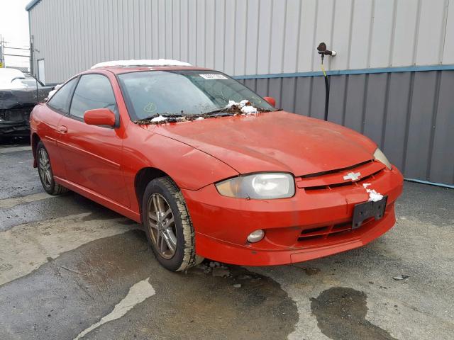 1G1JH12F637220896 - 2003 CHEVROLET CAVALIER L RED photo 1