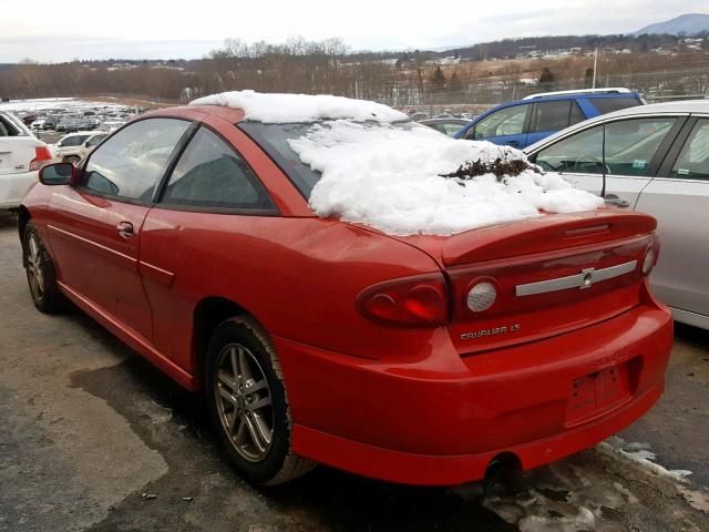 1G1JH12F637220896 - 2003 CHEVROLET CAVALIER L RED photo 3