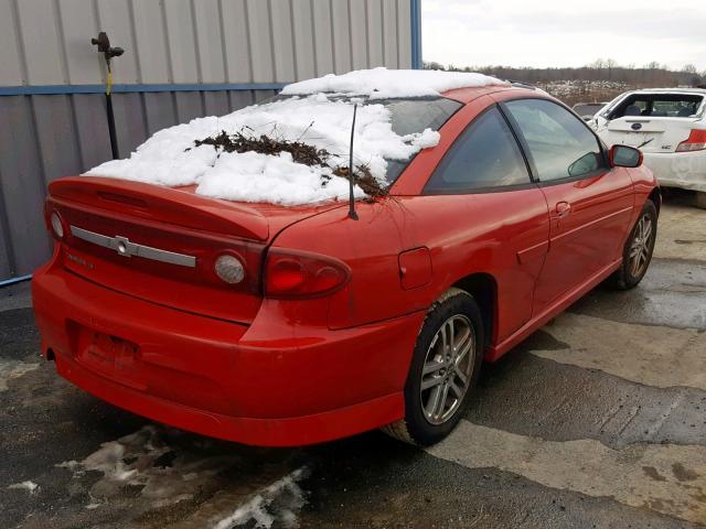 1G1JH12F637220896 - 2003 CHEVROLET CAVALIER L RED photo 4