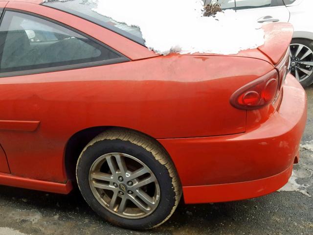 1G1JH12F637220896 - 2003 CHEVROLET CAVALIER L RED photo 9