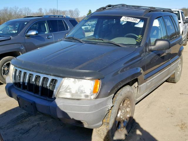 1J4G248S1YC359500 - 2000 JEEP GRAND CHER GRAY photo 2