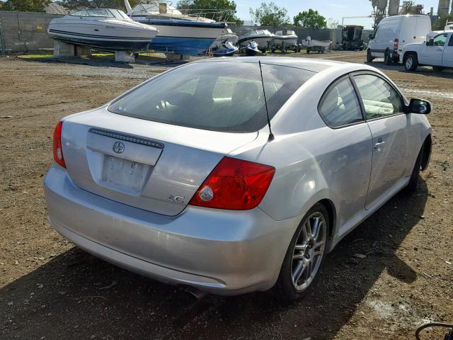 JTKDE177850007497 - 2005 TOYOTA SCION TC Gümüş foto 4