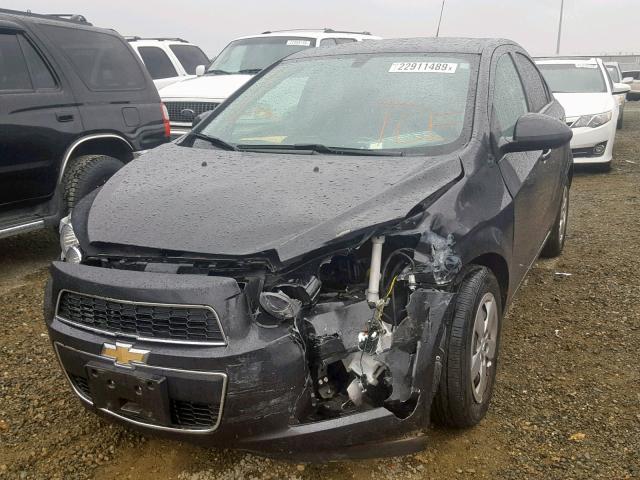 1G1JA5SG0G4174607 - 2016 CHEVROLET SONIC LS 灰色 照片 2