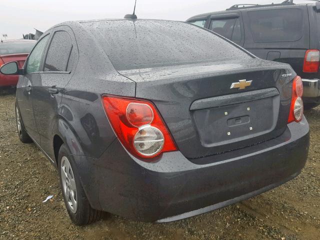1G1JA5SG0G4174607 - 2016 CHEVROLET SONIC LS 灰色 照片 3