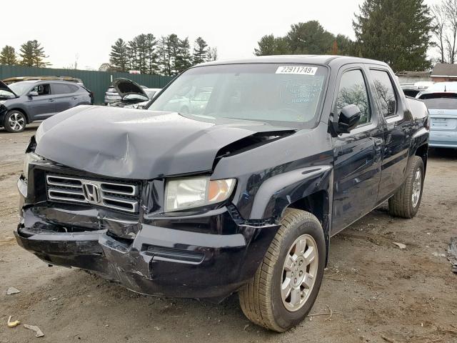 2HJYK16528H516143 - 2008 HONDA RIDGELINE შავი ფოტო 2