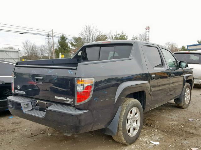 2HJYK16528H516143 - 2008 HONDA RIDGELINE შავი ფოტო 4