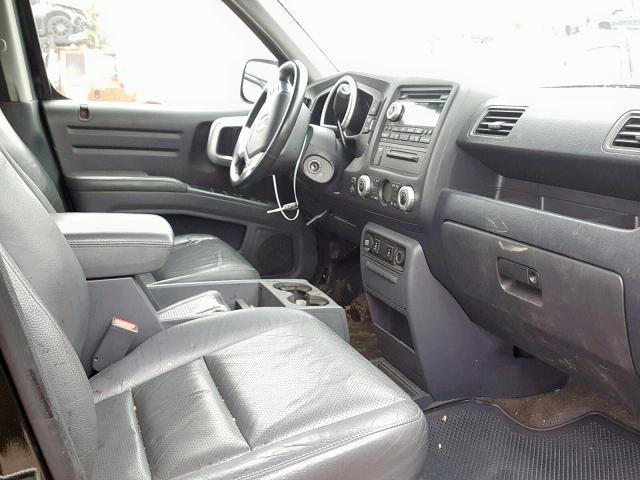 2HJYK16528H516143 - 2008 HONDA RIDGELINE შავი ფოტო 5