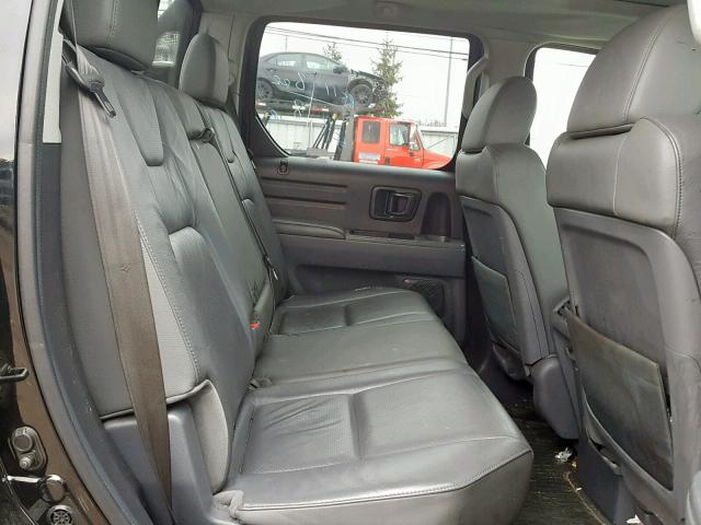 2HJYK16528H516143 - 2008 HONDA RIDGELINE შავი ფოტო 6
