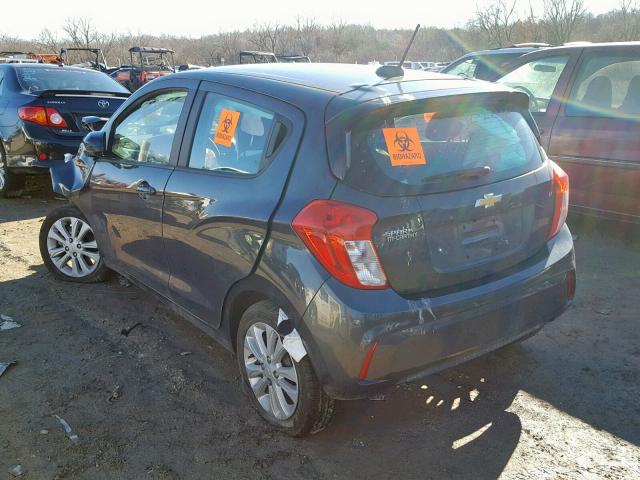 KL8CD6SA8HC831291 - 2017 CHEVROLET SPARK 1LT GRAY photo 3