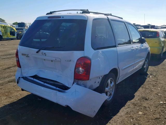 JM3LW28A230339973 - 2003 MAZDA MPV WAGON WHITE photo 4