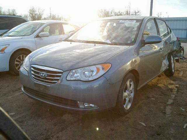 KMHDU4AD5AU195260 - 2010 HYUNDAI ELANTRA BL GRAY photo 2