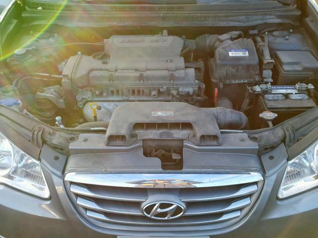 KMHDU4AD5AU195260 - 2010 HYUNDAI ELANTRA BL GRAY photo 7