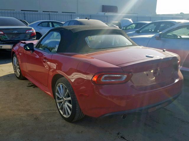 JC1NFAEK8H0103910 - 2017 FIAT 124 SPIDER RED photo 3