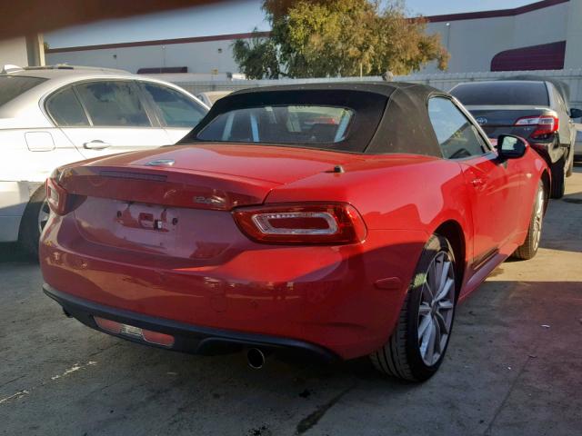 JC1NFAEK8H0103910 - 2017 FIAT 124 SPIDER RED photo 4