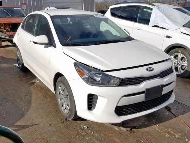 3KPA24AB1JE060951 - 2018 KIA RIO LX WHITE photo 1