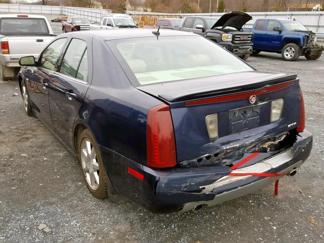 1G6DW677150127534 - 2005 CADILLAC STS BLUE photo 3