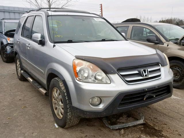 JHLRD78956C810614 - 2006 HONDA CR-V SE SILVER photo 1