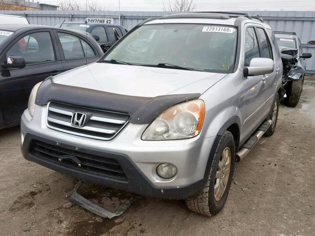 JHLRD78956C810614 - 2006 HONDA CR-V SE SILVER photo 2