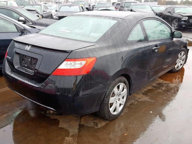 2HGFG1B62AH525959 - 2010 HONDA CIVIC LX BLACK photo 4