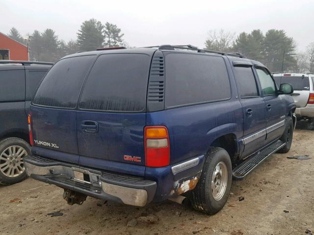 3GKFK16T3YG101525 - 2000 GMC YUKON XL K BLUE photo 4