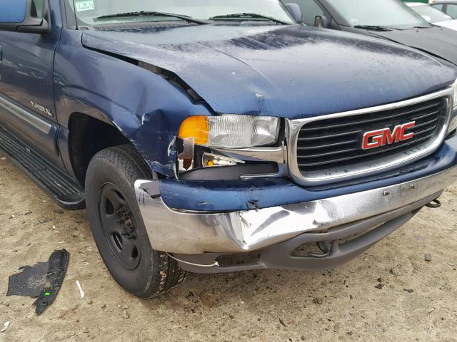 3GKFK16T3YG101525 - 2000 GMC YUKON XL K BLUE photo 9