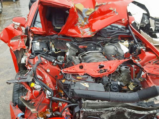 WDBKK65F41F214019 - 2001 MERCEDES-BENZ SLK 320 RED photo 9