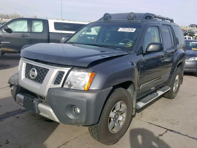 5N1AN0NW1DN824404 - 2013 NISSAN XTERRA X GRAY photo 2